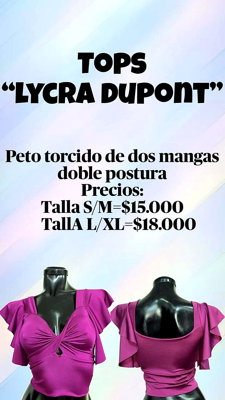 Peto torcido de dos mangas fucsia